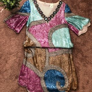 Vintage Sequin 70’s🤩 Dress